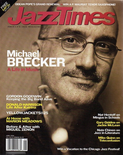 Revista Jazztimes Jun 2006 Michael Brecker Miguel Zenon