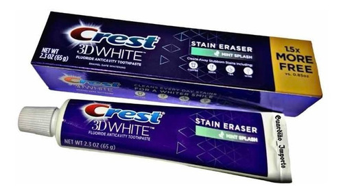 Crest Creme Dental 3d White Clareador 65g Fresh Mint