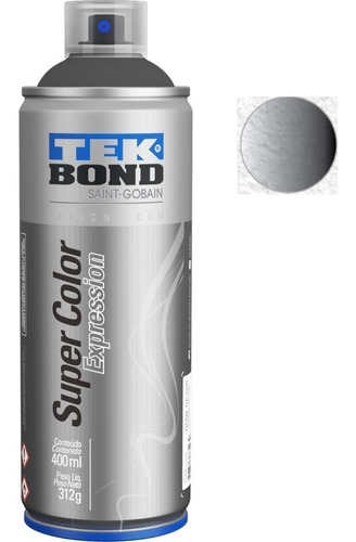 Pintura Spray Expression 400ml Technical Black Tekbond