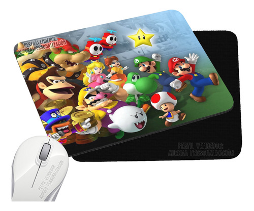 Pad Mouse Rectangular Super Mario Bros 2