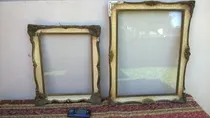 Comprar Lote D 2 Antiguos Marcos Francos Con Vidrios Porta Retrato