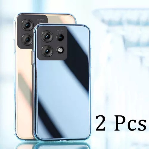 Para Moto G75 5g Clear Full Protective Case + Mica