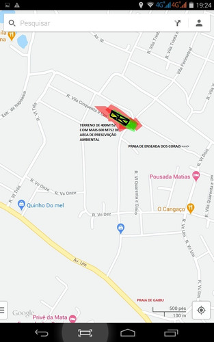 Imagem 8 de 14 de Terreno Medindo 400mts2 Mais 600 De Area De Preservação B.