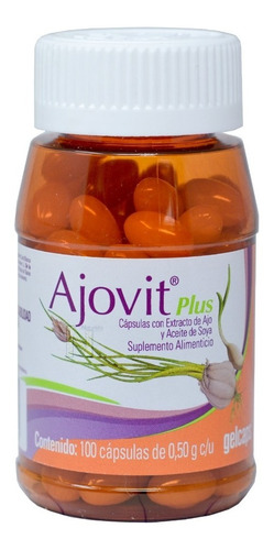 Ajo Ajovit Plus Deodorizado 100 Capsulas Gelcaps