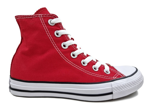  Tenis Converse Chuck Taylor Bota Rojo Unisex 100% Original 