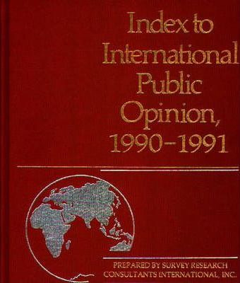 Libro Index To International Public Opinion 1990-1991 - ...