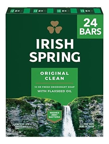 Jabón Desodorante Para Hombre Irish Spring 24 Unides
