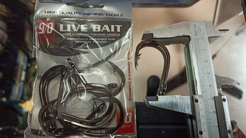 Anzuelos Live Bait M Sports 9/0 Simple Para Señuelo-jig  !!