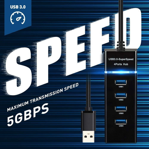 Hub Usb 3.0 4 Port En 1