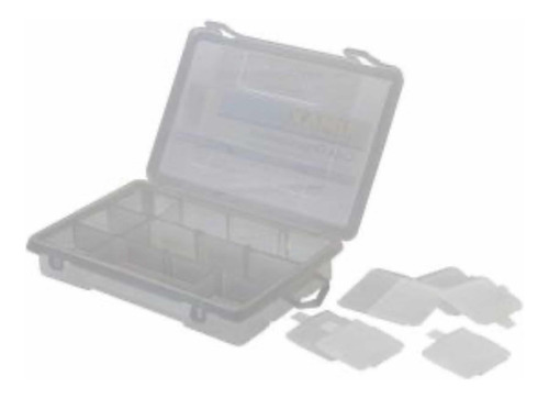 Caja Organizadora De Accesorios Plastica Transparente 19,6x1
