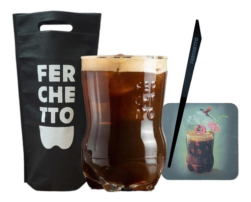 Box Vaso Ferchetto + Bolsa + Rovolvedor + Posa Vaso Regalo 