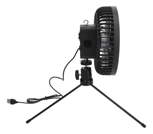 Ventilador Solar Portátil Para Acampar Ip67, Impermeable, Co
