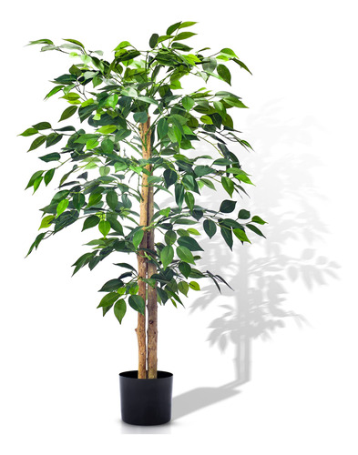 Aphighjoy Plantas Artificiales De Ficus, Arboles De Eucalipt