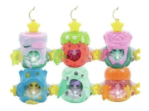 Imagen 5 de 10 de Casa Con Mini Muñeca Glimmies Con Luz Wabro