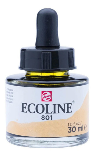 Tinta Aquarela Liquida Talens Ecoline 30 ml - Gold Cor 801 Gold