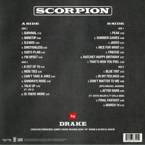 Lp Vinil Duplo Drake Scorpion 2018 Importado U.e Novo