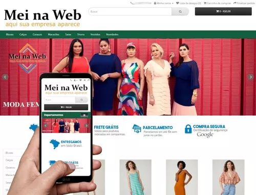 Venda Online Loja Virtual E-commerce 2021 Instalada Nova