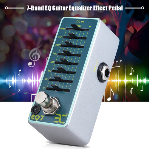 Eno Ex Eq7 - Pedal De Efecto Ecualizador De Guitarra (7 Band