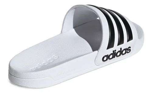 Chinelo adidas Adilette Shower Branco E Preto Parcelamento sem juros
