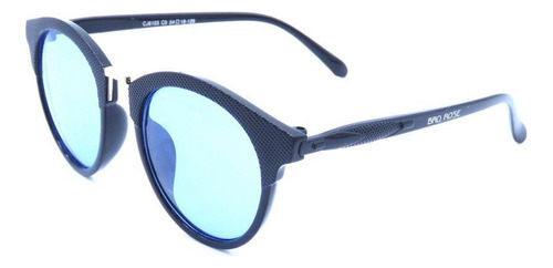 Óculos De Sol Bad Rose Preto Com Lente Azul - Cj6103c5