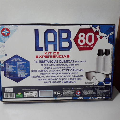 Jogo De Experiências Lab 80 Da Estrela (Usado)