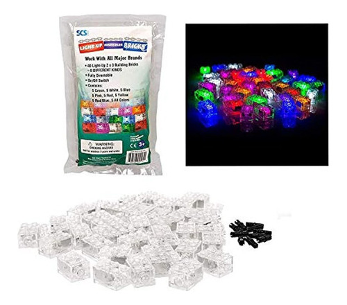 Light Up Building Bricks Con Onoff Y Dim Ability Multicolor