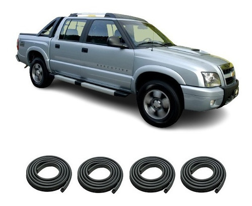 Burletes 4 Puertas Chevrolet S10 Doble Cabina 2004 Al 2011