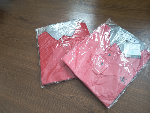 Camisas Roja Y Rosa Calvin Klein Original 2×320mil 