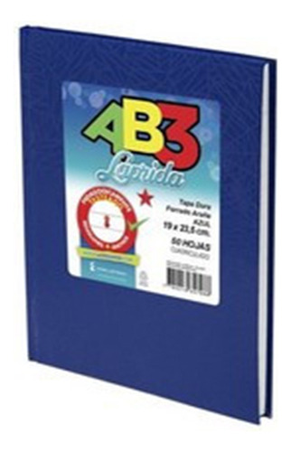 Cuad.t/dura Laprida Ab3 19x23,5 Forrado X 98 Azul Ray.