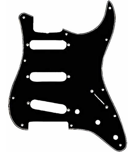 Chromacast Cc-pg-sbk-kit 3 Capas Golpeador Stratocaster, Col