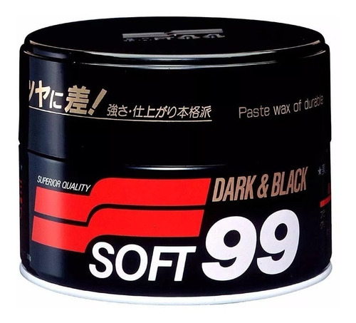 Soft99 Dark & Black Paste Wax Cera De Carnaúba Premium 300g