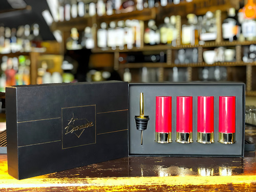 Vaso Durawe Company 12 Gauge Shot Glass Set Shotgun De 1.5ml Color Rojo Pack5 Unidades