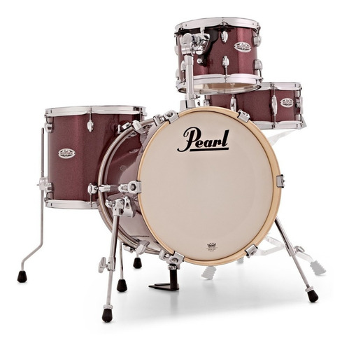 Bateria Pearl Midtown Viajera 4 Cuerpos Traveller - Cherry