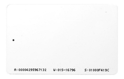 Imagem 4 de 5 de Carto Pvc Proximidade Iso Rfid 125khz - 400 Unidades