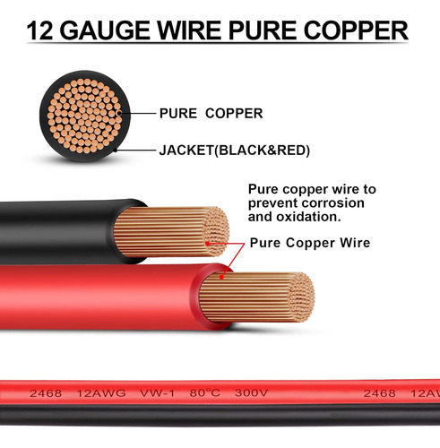 Cable De Extensión Sae Con Conector Rápido Para Motor Rv (12