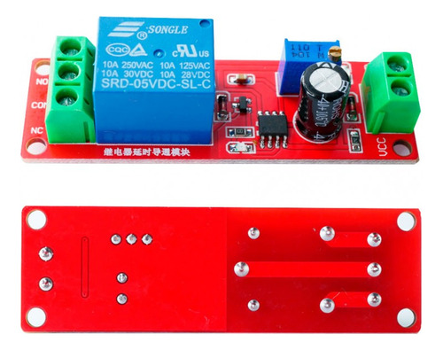 Temporizador Ne555 10 Segundos 5v Retardo A Conexión Hw-010