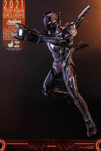 Imagen 3 de 5 de Hot Toys Iron Man Neon Tech 4.0 Nuevo Toy Fair 2021 Fpx