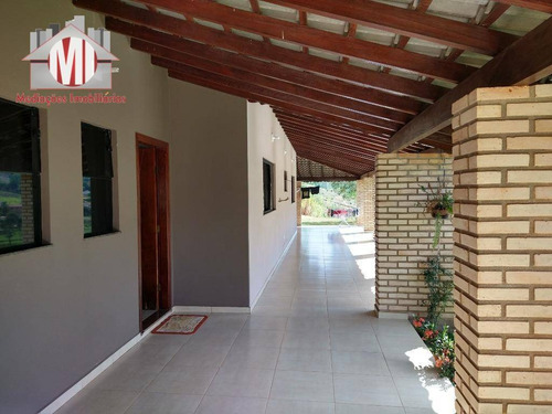 Imagem 13 de 25 de Ótima Chácara Com 03 Dormitórios, Plana, Vista Deslumbrante, Pomar, À Venda, 1600 M² Por R$ 430.000 - Rural - Socorro/sp - Ch0796