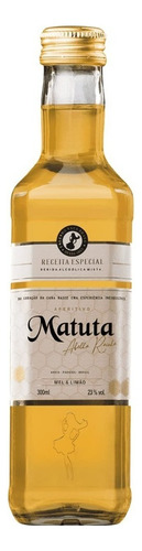 Cachaça Matuta Mel E Limão 300 Ml Abelha Rainha Pequena Mini
