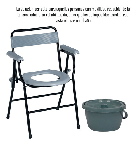 Imagen 2 de 4 de Baño Económico - Inodoro Portátil Básico Plegable