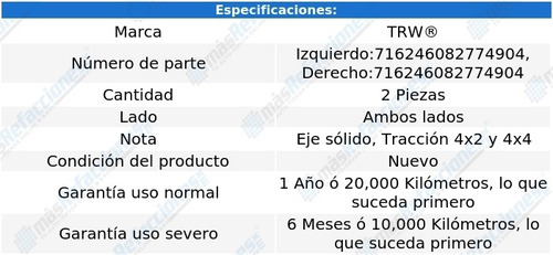 Par Terminales Exteriores Ram 3500 00-02