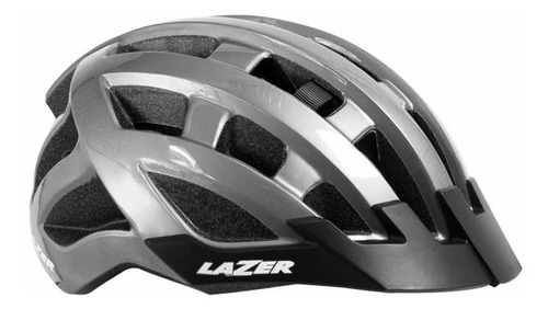 Imagen 2 de 7 de Casco Bicicleta Skate Rollers Lazer Compact Unisize Talle 54-61 Cm Color Gris