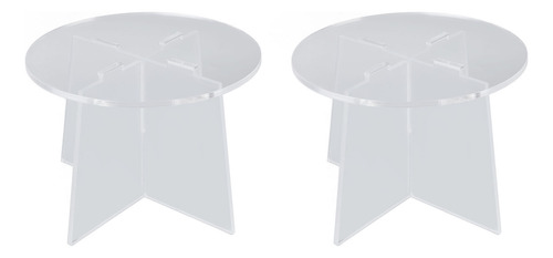 Soporte Acrílico Para Macetas De Estilo Moderno Y Estante Pa