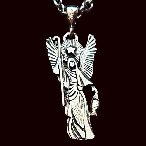 Medalla Arcangel Rafael Plata 3,5 X 1,5 Cm 4 Gr Art 682