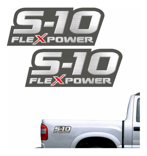 Adesivo Chevrolet S10 Flexpower 2010 S10010 Flex Power