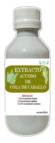 Extracto Acuoso De Cola De Caballo Uso Cosmetico 250 Ml