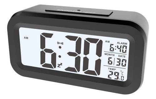 Reloj Despertador Digital Con Pantalla De Temperatura