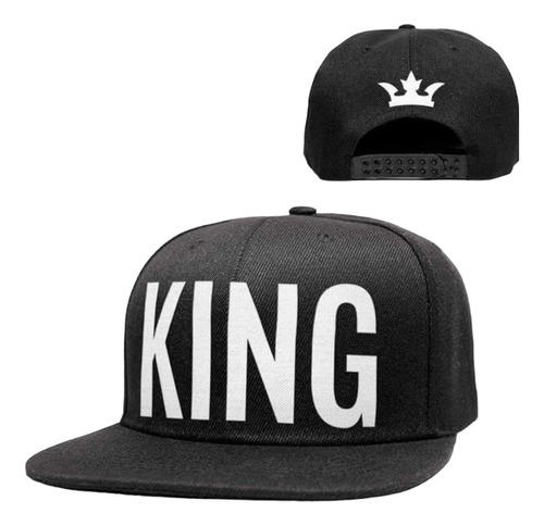 Gorra Snapback King Negra New Caps