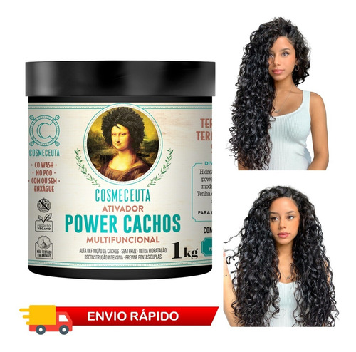 Creme Multifuncional Power Cachos 1 Kilo Cosmeceuta.