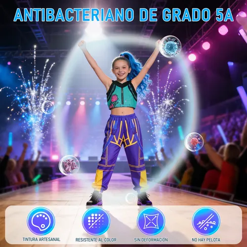 Disfraz De Zoey (Demonio) Para Niñas Con Peluca - Disfraz De Cantante Pop, Ideal Para Halloween, Cosplay, Carnaval Y Fiestas